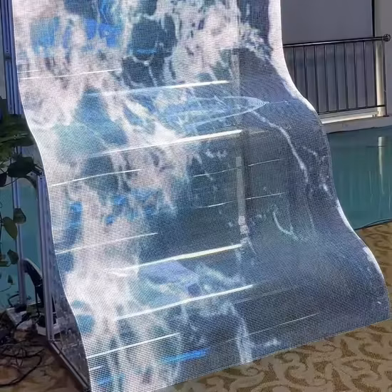 Гибкая прозрачная светодиодная сетка, пиксельная полоса, свет, настенный фон, экран для свадьбы, Рождественский фестиваль Навидад, праздник Рамадан, украшение для садовой вечеринки